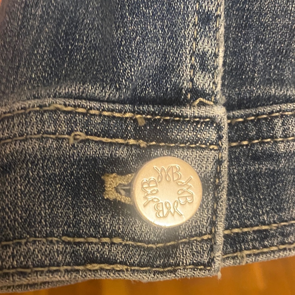 WHBM Women's Blue Denim Jacket - Picture 4 of 7